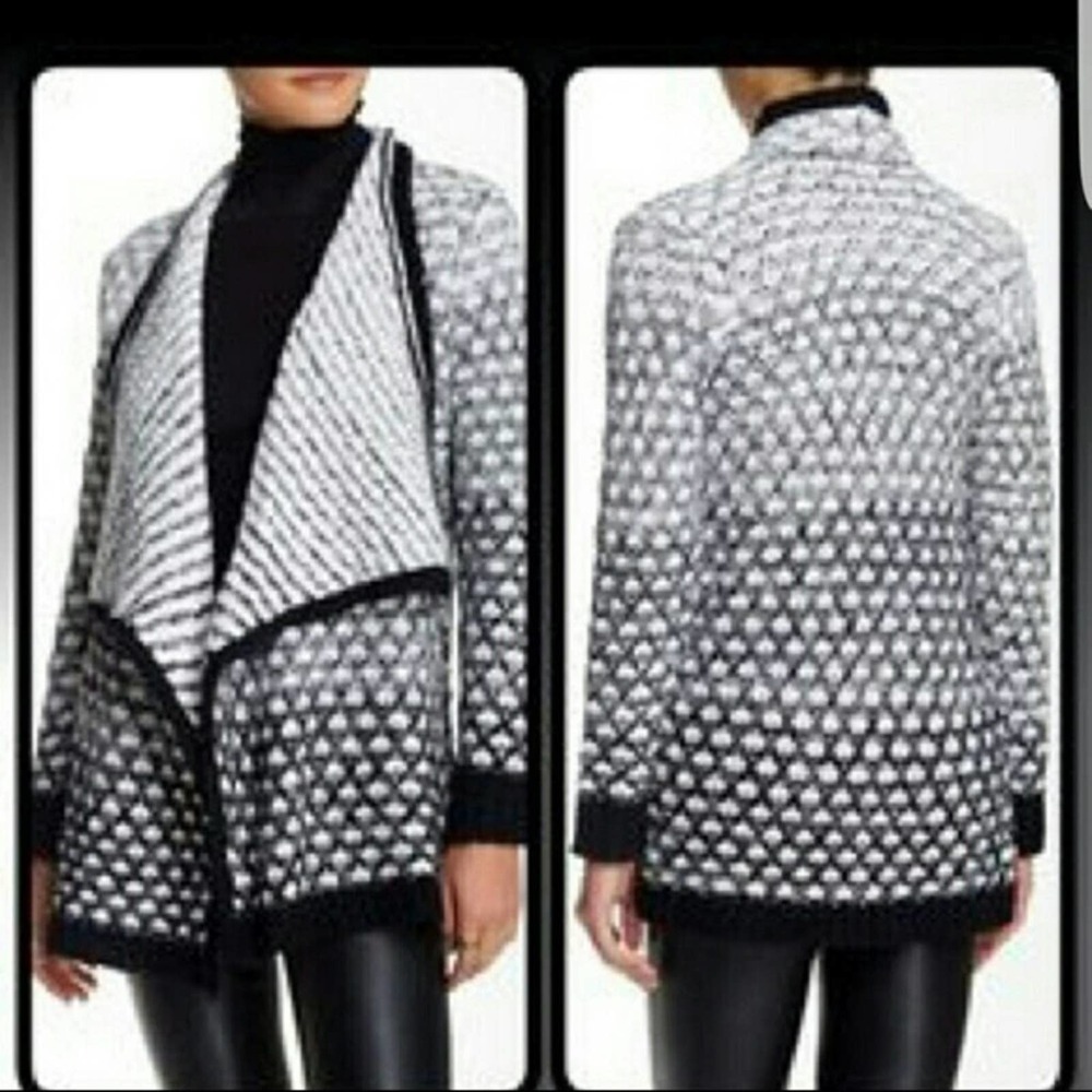 Romeo + Juliet Couture Ombré Chunky Knit Cardigan